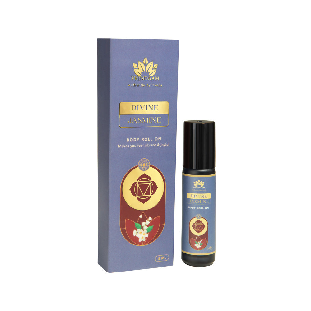 Divine Jasmine Body Roll On - Vrindaam