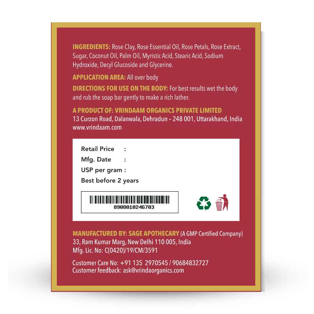 Varnya Rose & Clay Soap