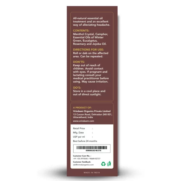 Headache Relief Body Roll On