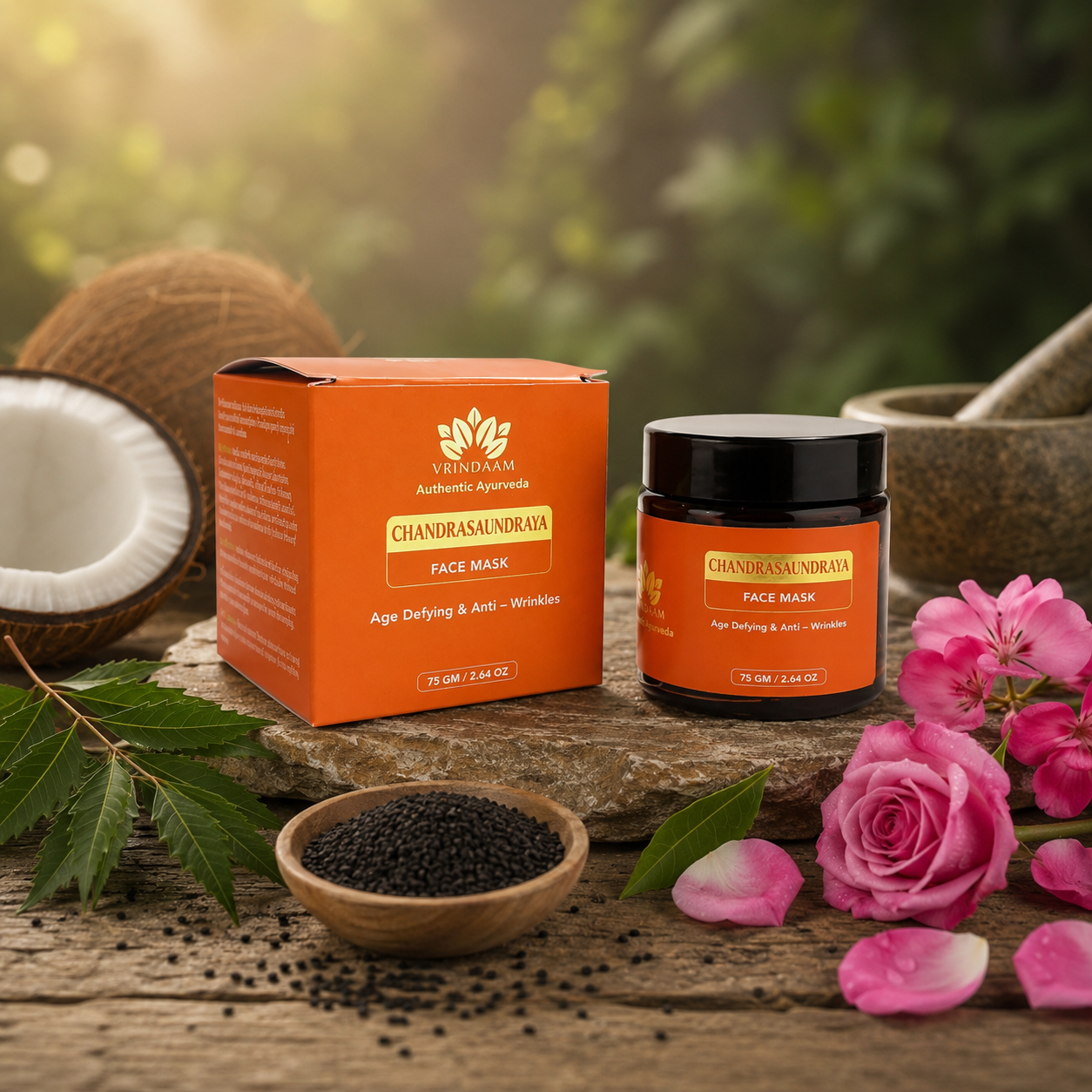 Chandrasaundraya Age Defying & Anti - Wrinkles Face Mask