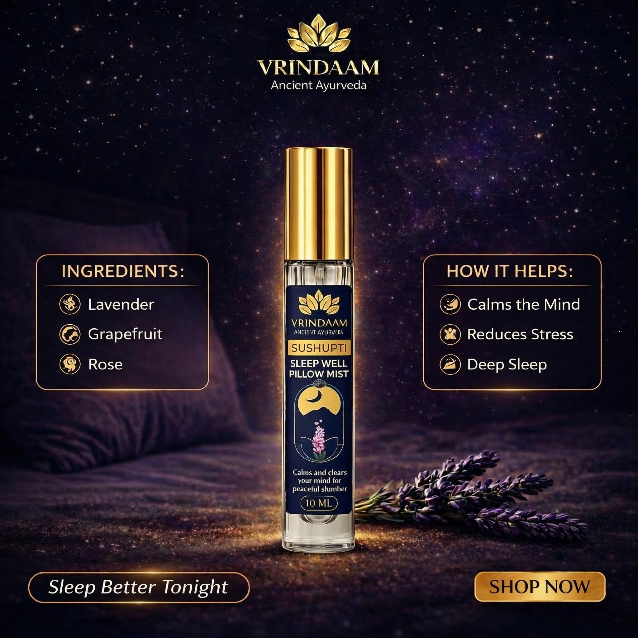 Sushupti (Sleep Well Pillow Mist)